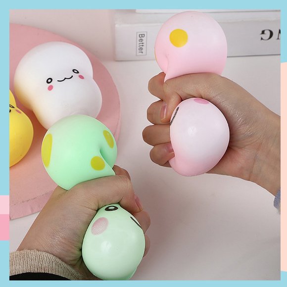 1 Piece of Mushroom Shaped Squishy Fidget Toy Assorted - Picture 5 of 7